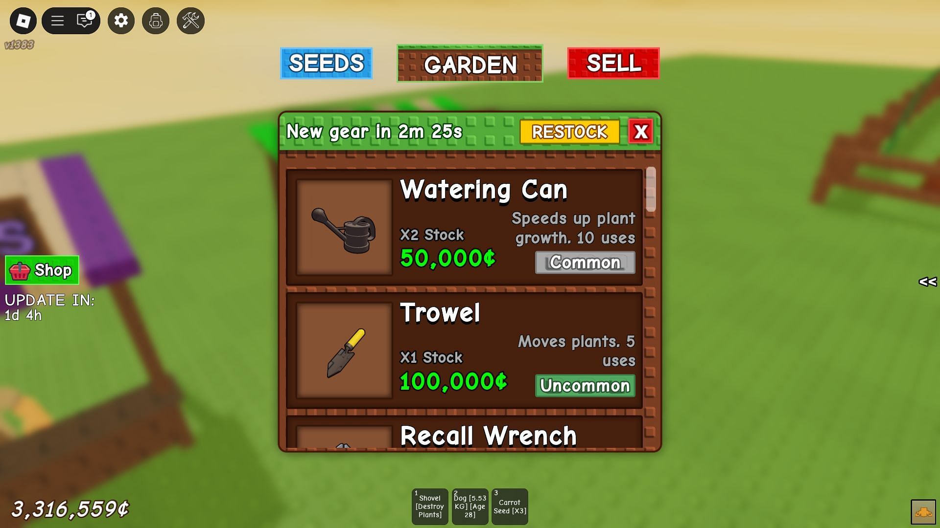 The Gear Shop (Image via Roblox)